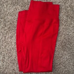 PINK Victoria's Secret Red Leggings